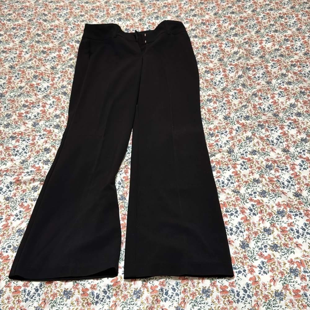 Roz and Ali Black Comfort Fit Dress Pant Slacks